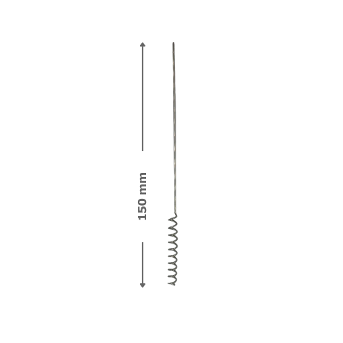 OrigaSens - Contre-électrode à Grille de Platine Spirale (Pt) 150 mm