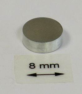 OrigaTip - Aluminium Sample Pellet ø8x3