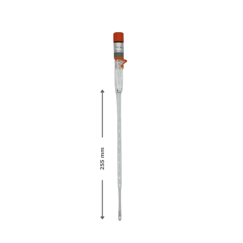 OrigaSens - Electrode de verre pH combinée Ref. Ag/AgCl | 3M KCl - AgCl sat. | pH 0-12 ø6.5 | 255mm  (Type pHC3006L)  