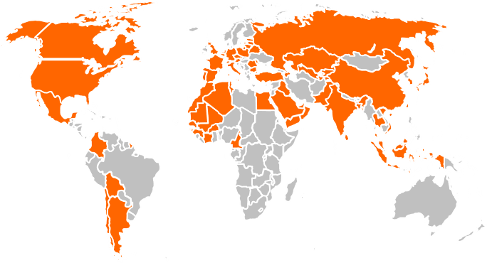 Réseau de distributeurs Origalys Électrochimie