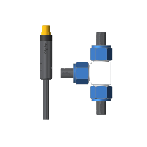 OrigAccess - Swagelok 3 électrodes ø6.35 / 1/4" (matière PFA) avec sonde T°C intégrée