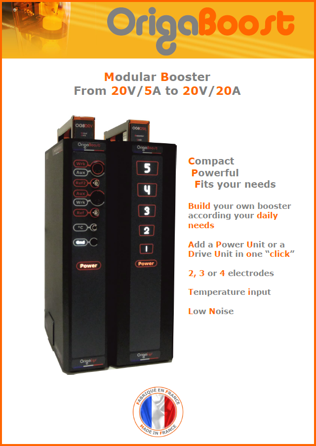 Leaflet of the OrigaBoost Modular Booster