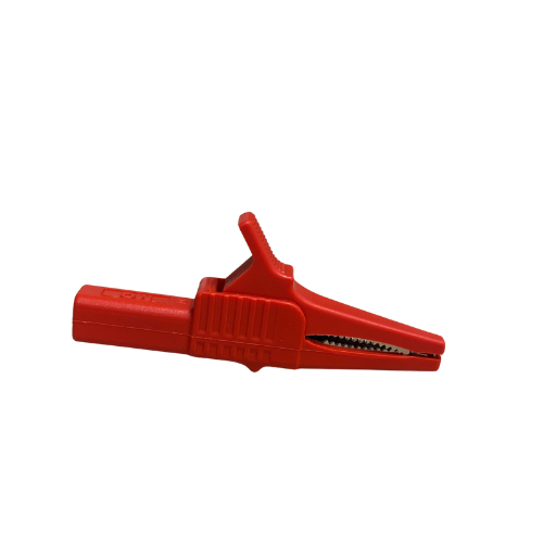 Origaccess - Pince crocodile - isolée ø4mm - rouge