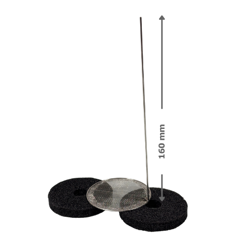 OrigaSens - Disque de Platine maillé 160mm | ø tige: 1.4 mm | ø cercle : 60 mm |  225M/cm2