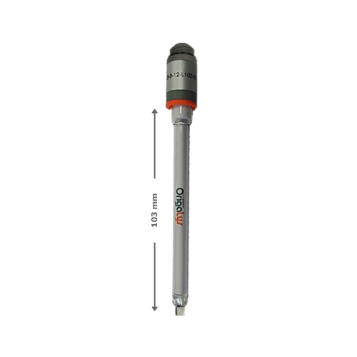 OrigaSens - Electrode auxiliaire à Plaque de Platine (Pt) - 103 mm (Type M241Pt)