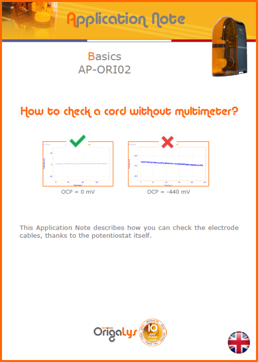 how to check electrode cables application note