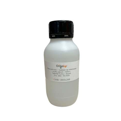 OrigaSens - Solution de remplissage K2SO4 saturé - 500 mL 