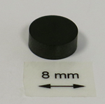 OrigaTip - Glassy Carbon Sample Pellet ø8x3