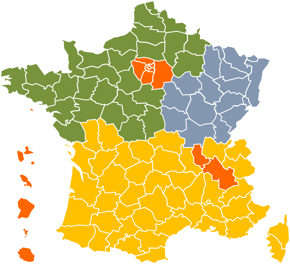 carte France origalys