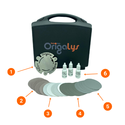 Kit de polissage composition